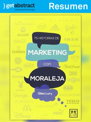 cover image of 75 historias de marketing con moraleja (resumen)